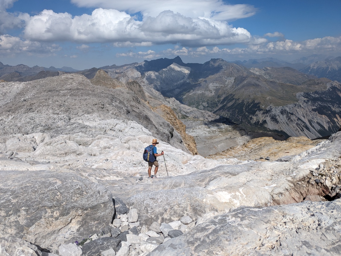 Quelle belle descente aux abord du glacier