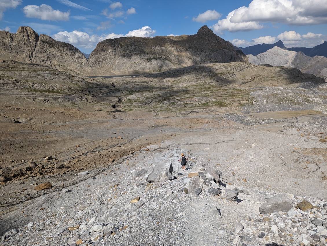 Le plateau en direction du lac du Marboré