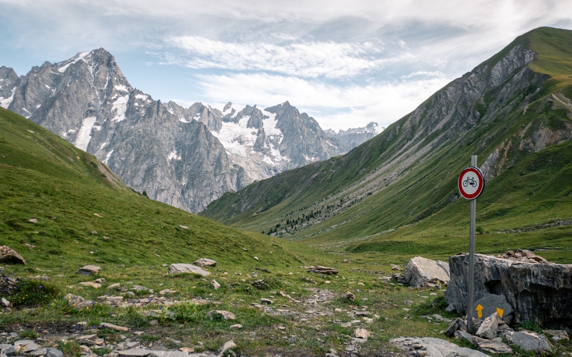 Descente vers Courmayeur.