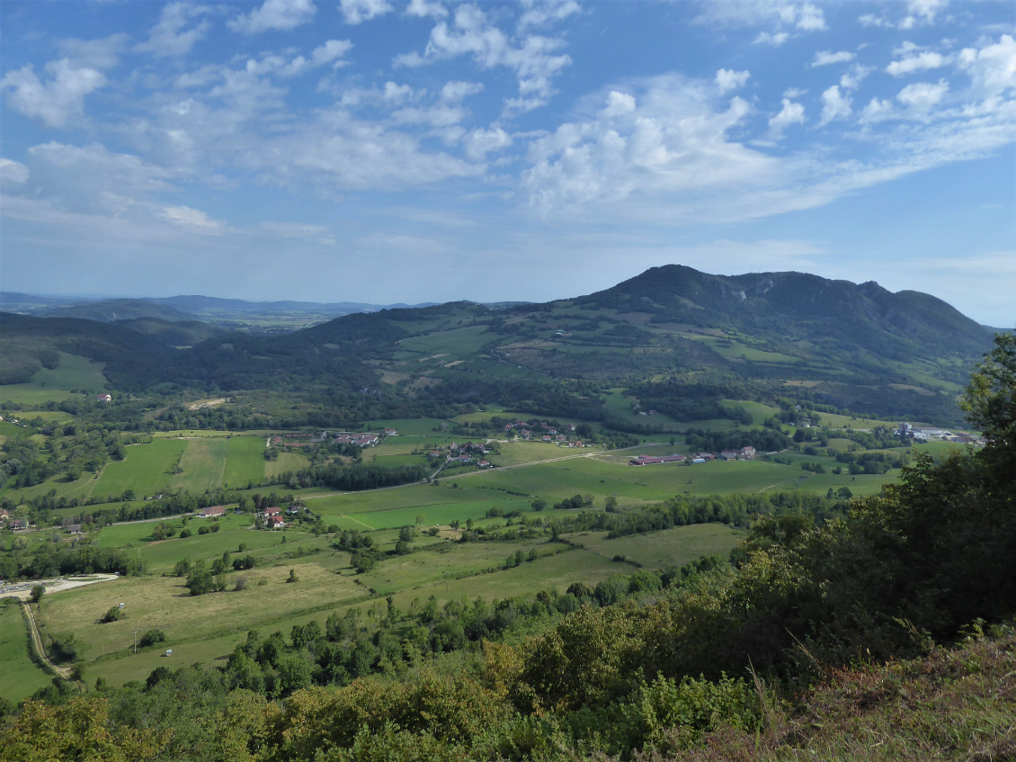 Le mont Poupet vu d'en face