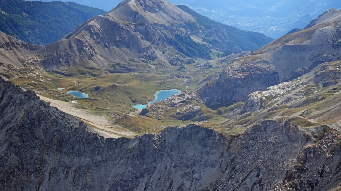 Bonus 1 : les 3 lacs de l'Ascsencion vus du ciel lors d'une autre précédente journée de vol dans le secteur.