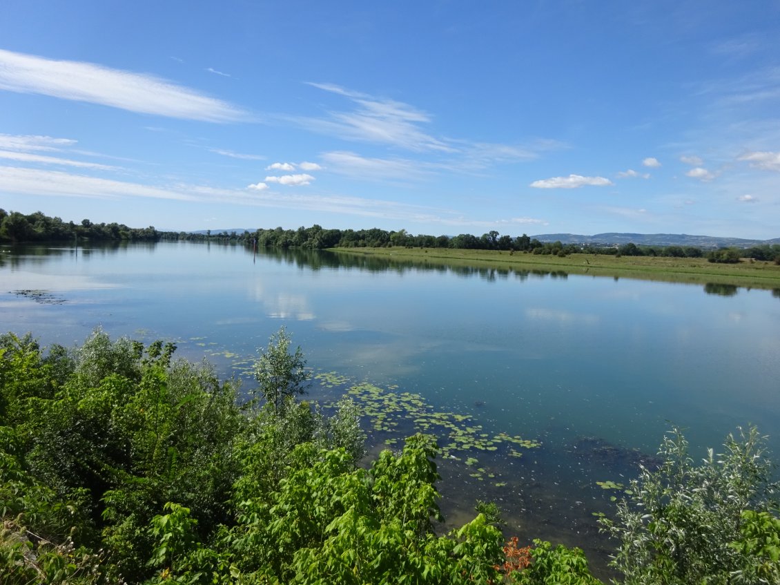 Les reflets magnifiques de la Saône !