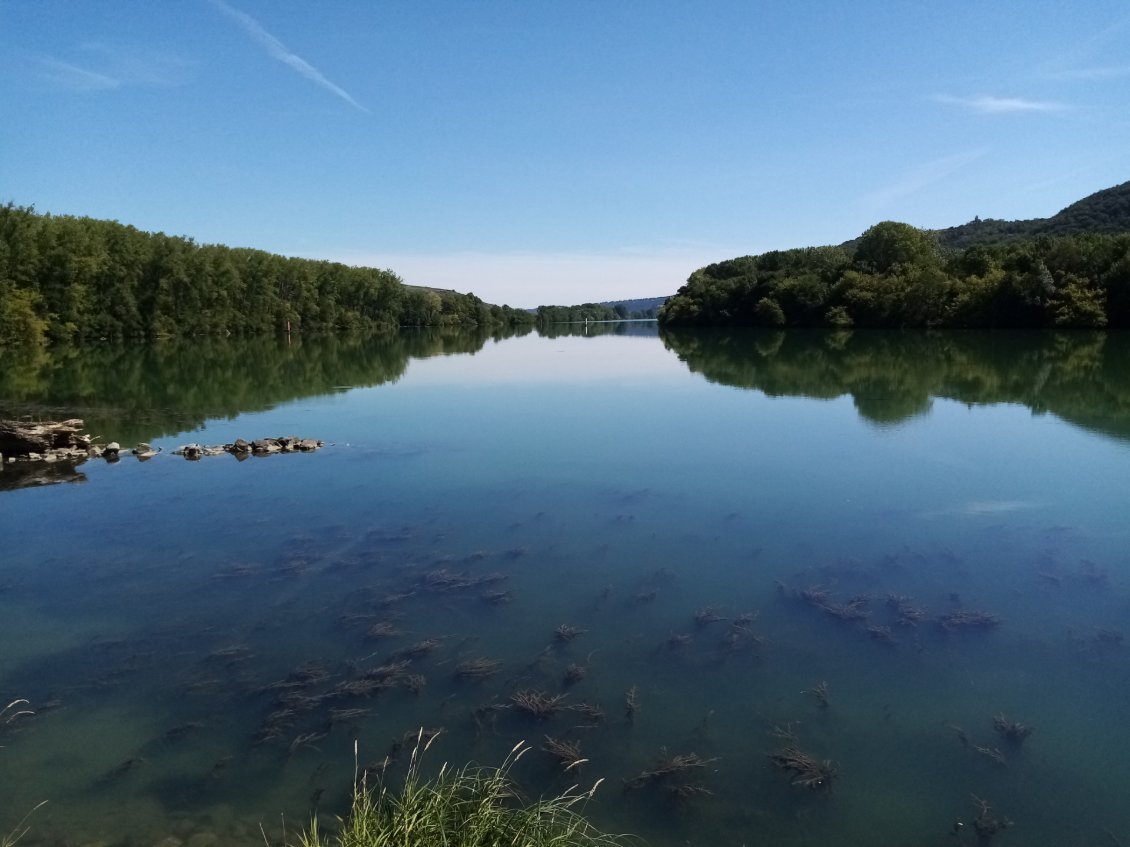 Une partie préservé du Rhône. 