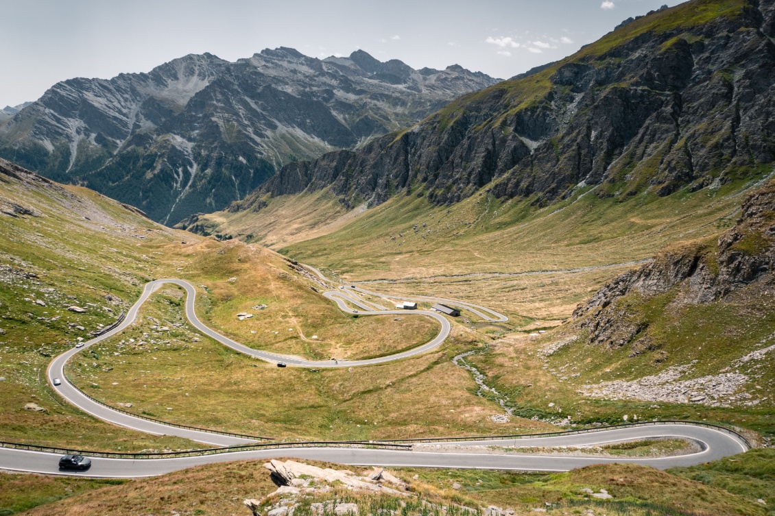 Descente côté italien.