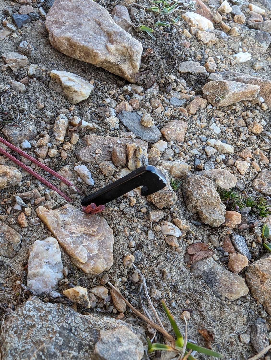 Petite sardine (qui a bloqué le port de Marseille)
Comme la section est fine, il est plus agréable de les enfoncer en utilisant un intermédiaire (une pierre, un bout de bois...)