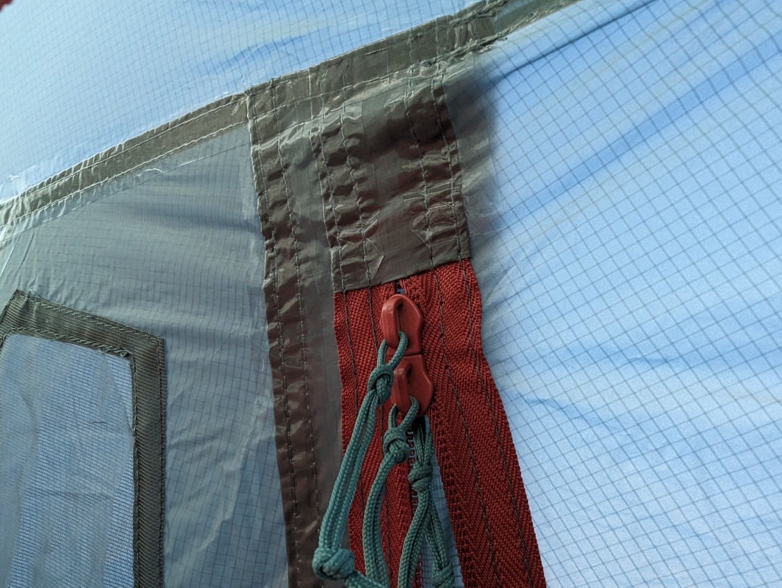 Zip de porte double curseur (sans marque visible)