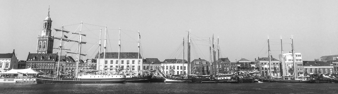 En arrivant à son embouchure, après avoir passé le numéro 1000 des panneaux kilométriques qui nous suivent depuis le Rhin...