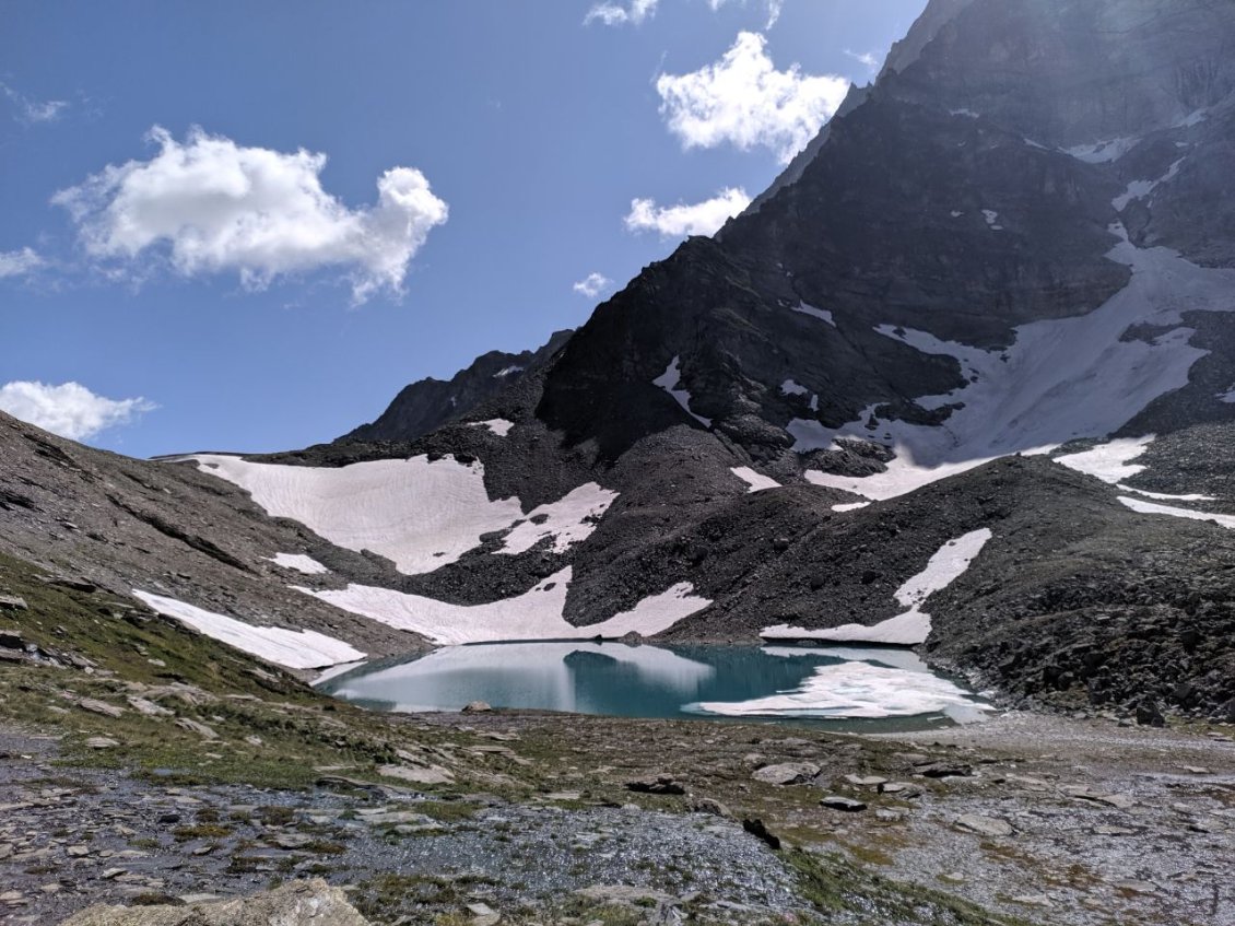 J47 - Col de la Fenêtre de Durand côté italien.