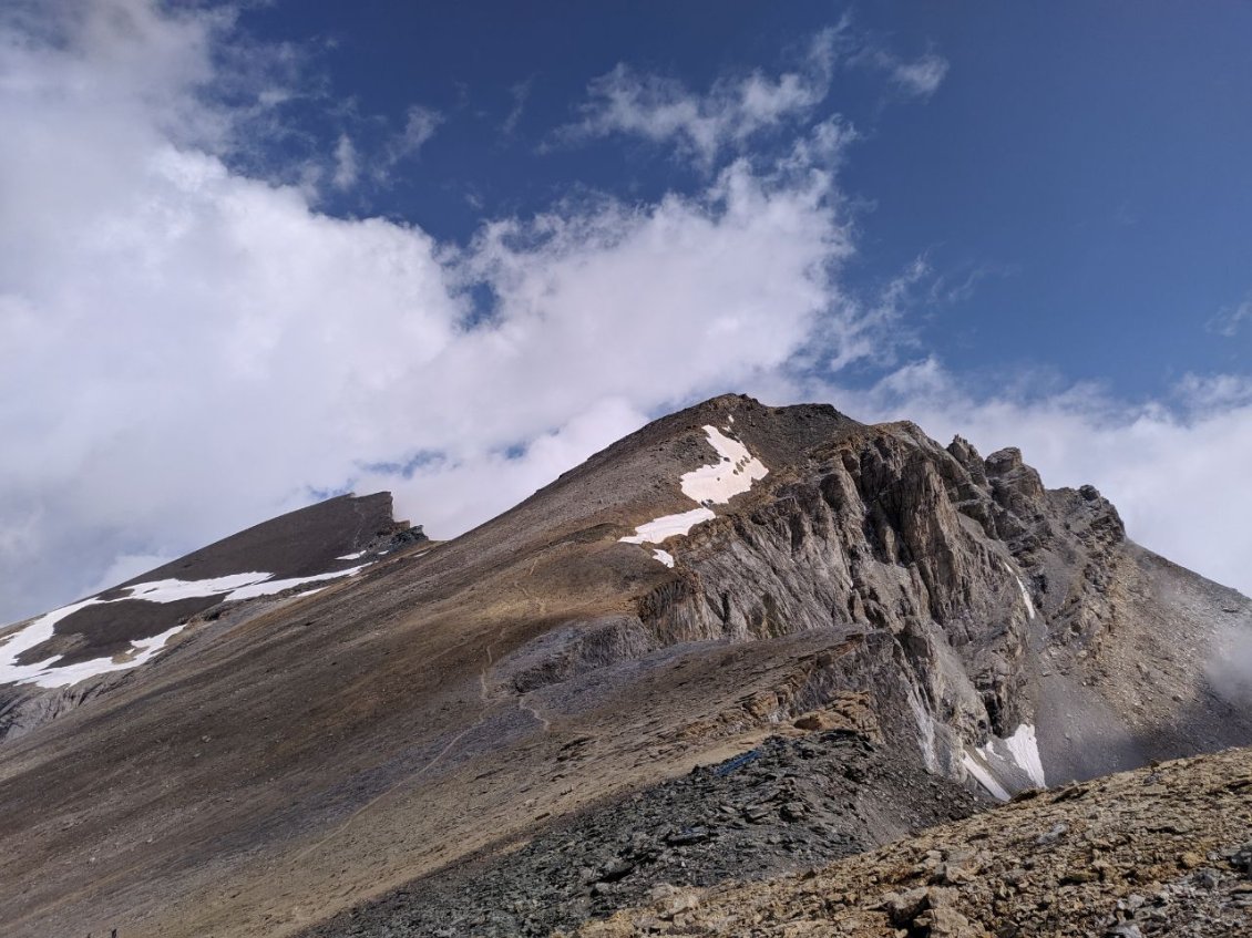 J62 - Vu sur le Barrhorn (3610m) depuis le Schöllihorn (3500m).