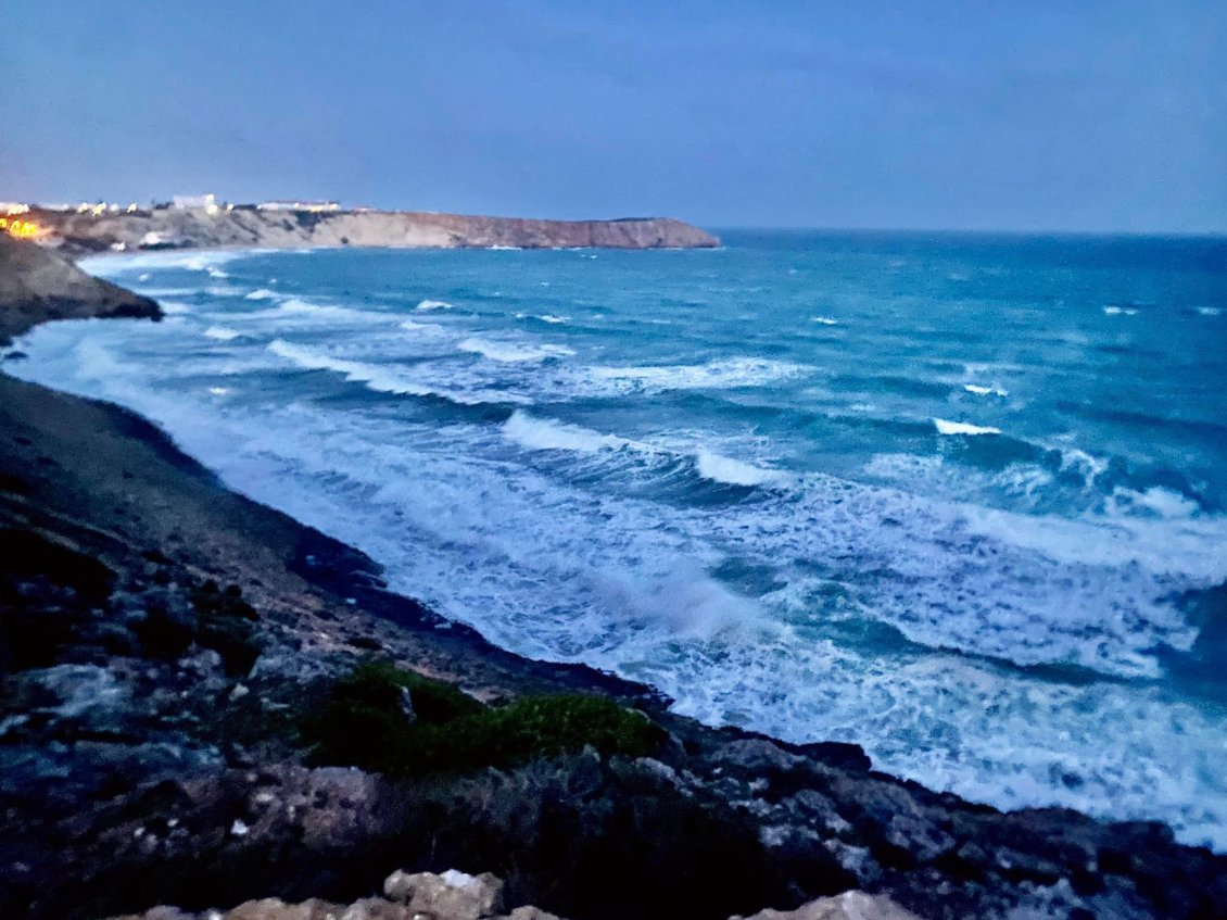 JOUR 17 : Coucher de soleil à la pointe la plus au sud du Portugal.