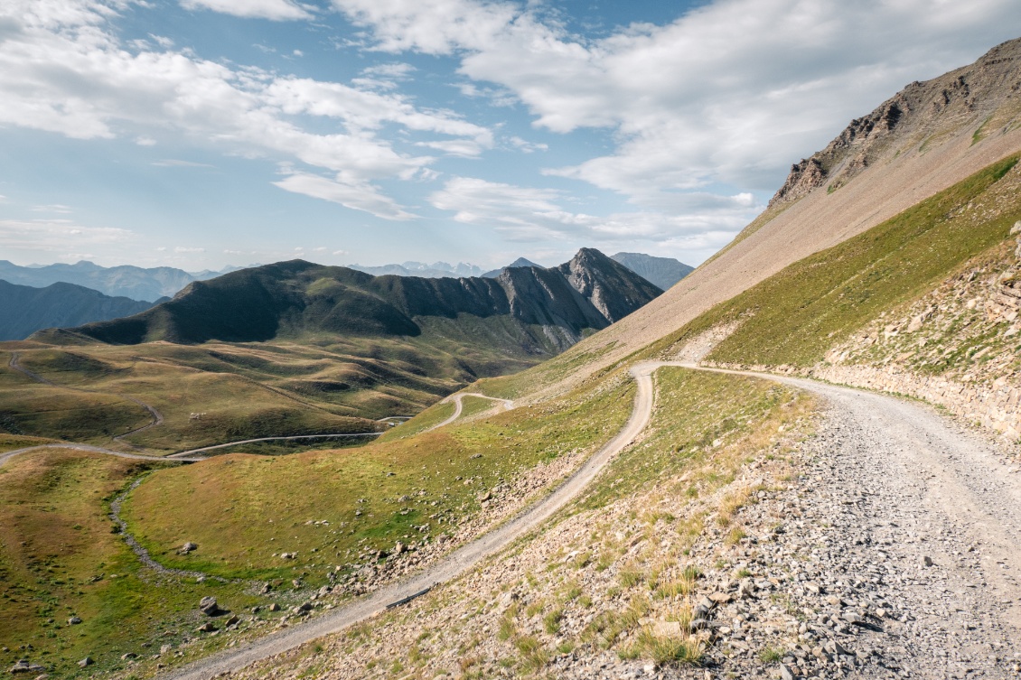Descente côté Durance, la piste est bien plus roulante que lors de mon premier passage !