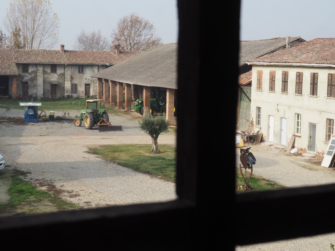 La vue depuis notre chambre.
