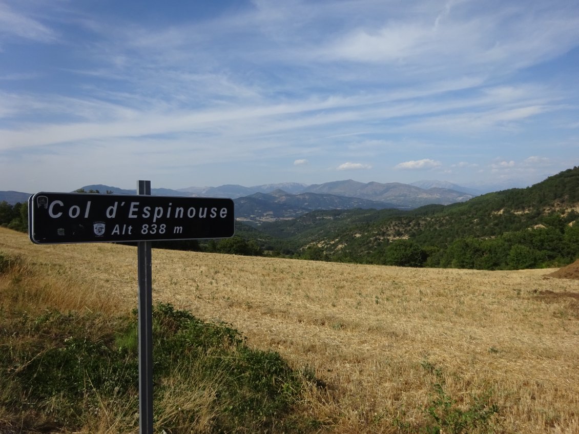 Premier col de ma traversée des Alpes.