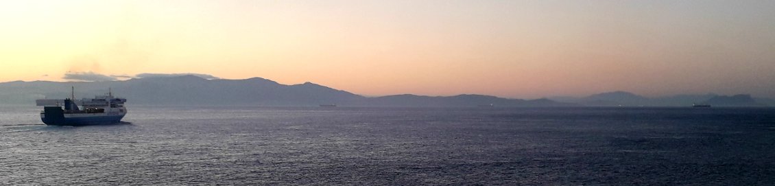 Vue sur Gibraltar.