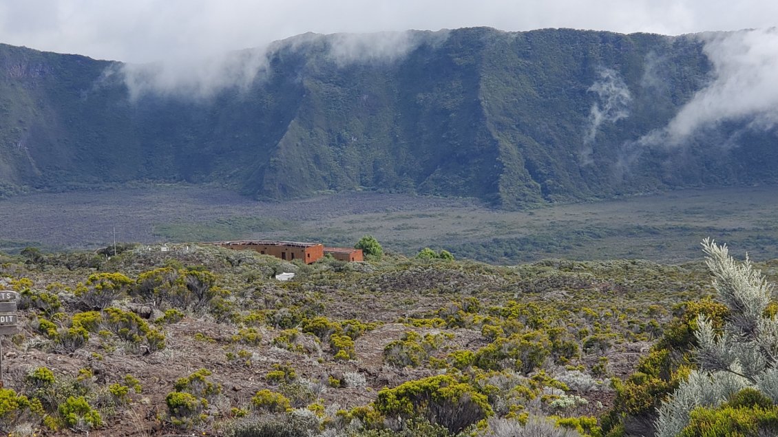 le futur gite du piton de la Fournaise.