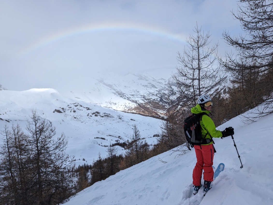 Appréciable à ski de rando quand l'air est vif !