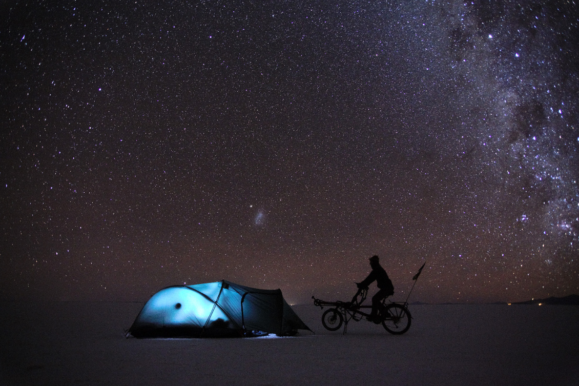 #49 Hervé Daön.
Bivouac sur le Salar de Uyuni