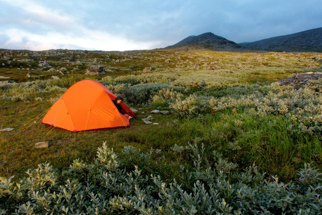 #52 Mme et Mr Querellou.
Dans la toundra sur la Kungsleden.