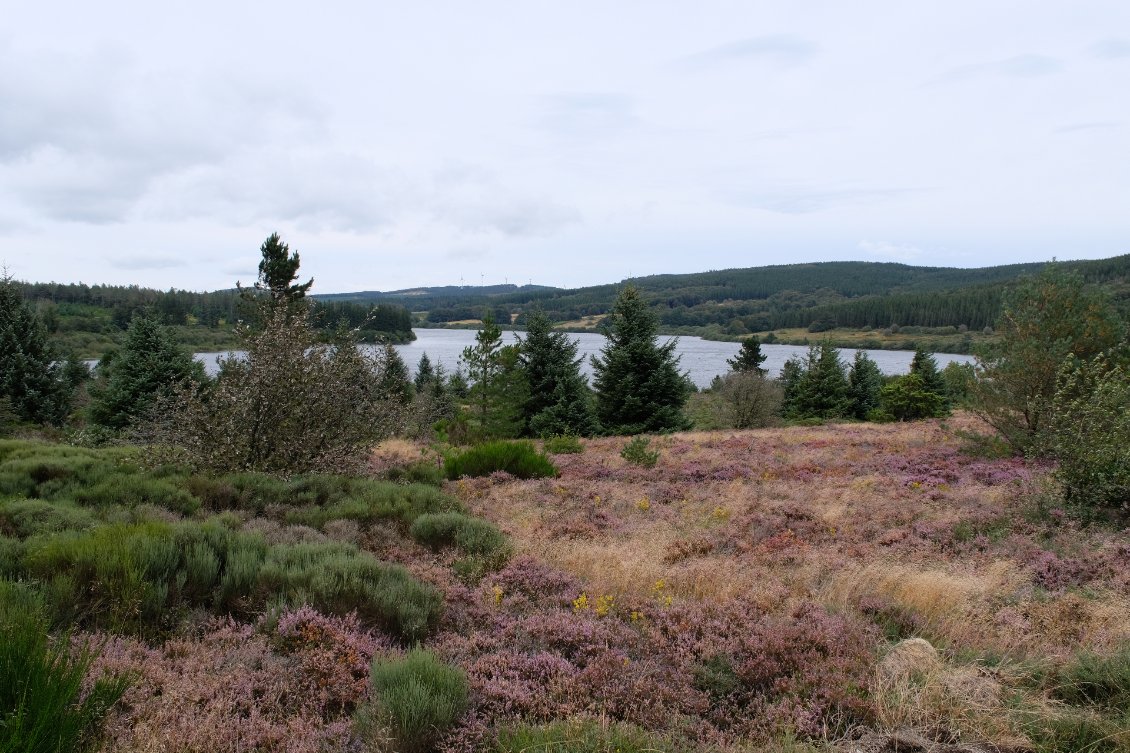 Lac de Vésoles, on comprend pourquoi il y a des éoliennes dans le coin !