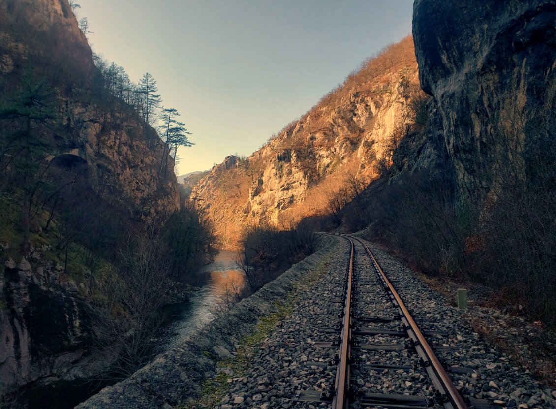 Sur la ligne de chemin de fer Višegrad - Mocra Gora