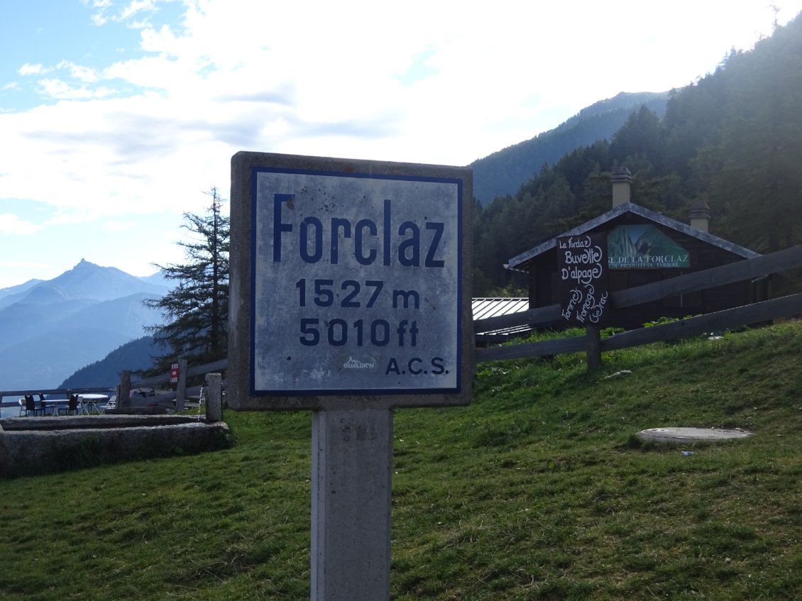 Col de la Forclaz, porte d'entrée pour la Suisse !