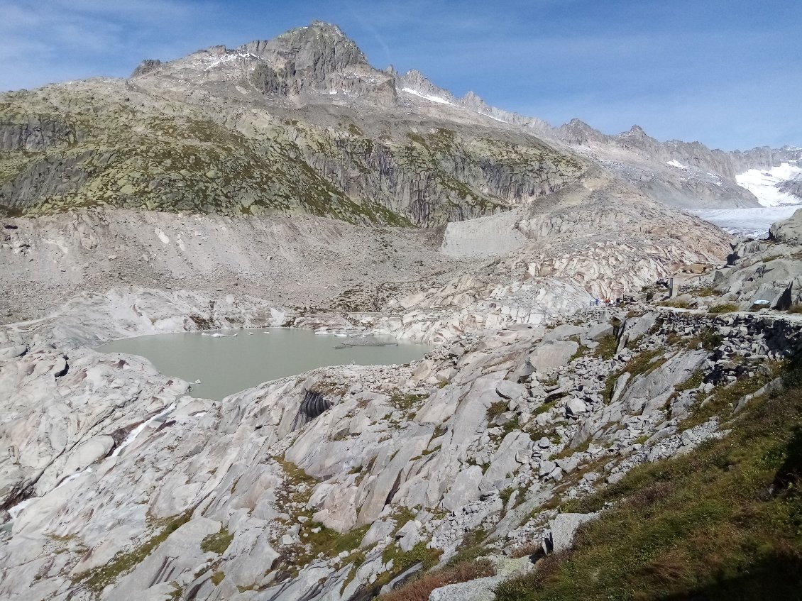 Glacier et source du Rhône !