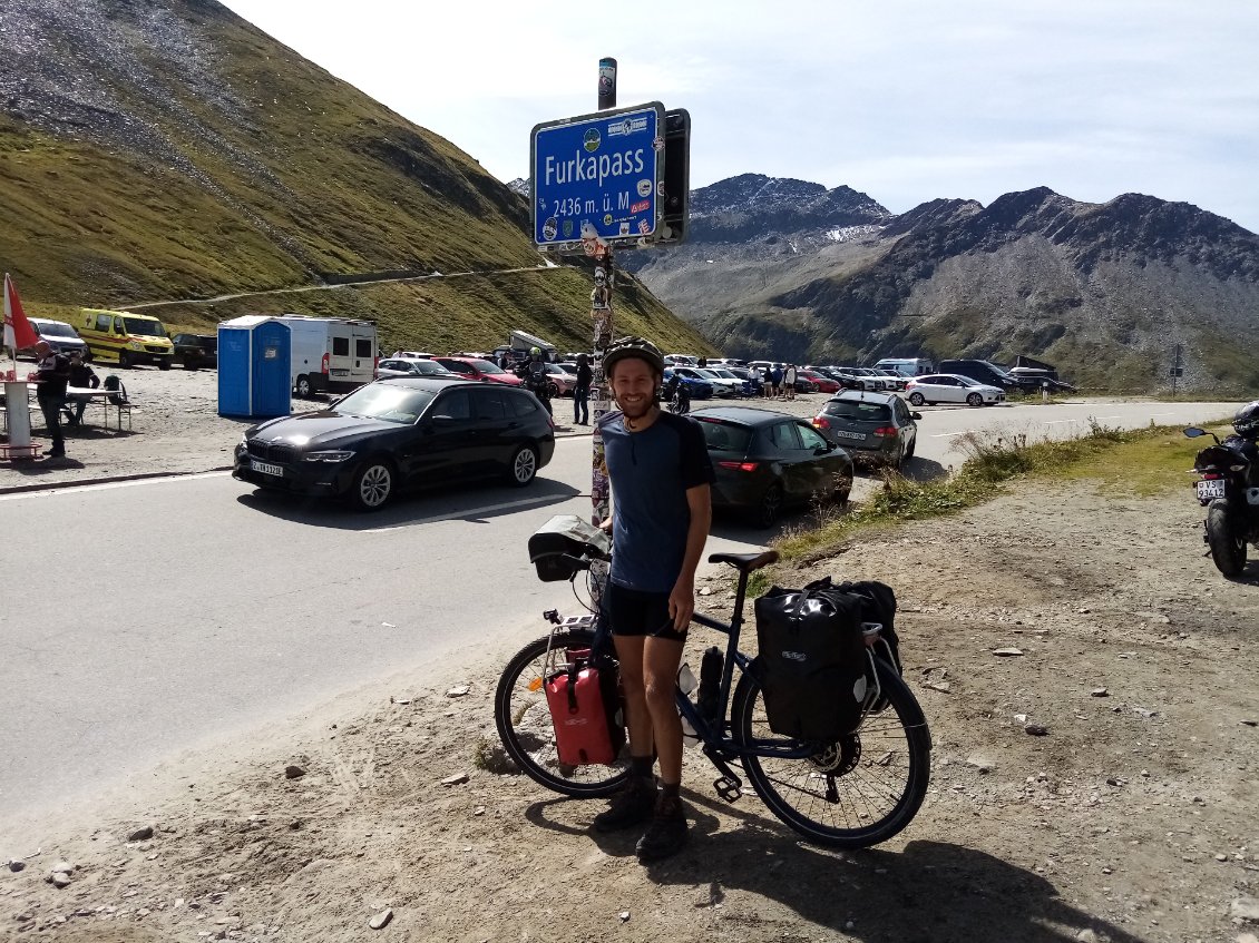 Je l'ai fait !! Le plus haut col de mon voyage.