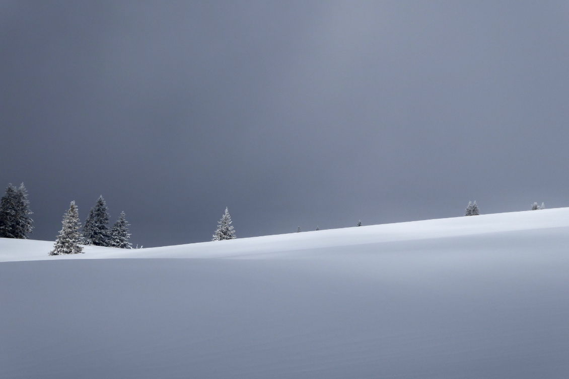 Le Jura l'hiver, sublime. Tic tac tic tac...