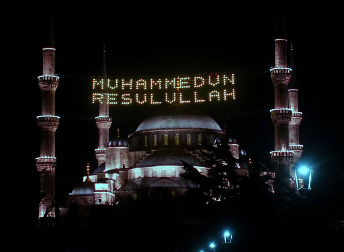 La mosquée sultanahmet, ou mosquée bleue.