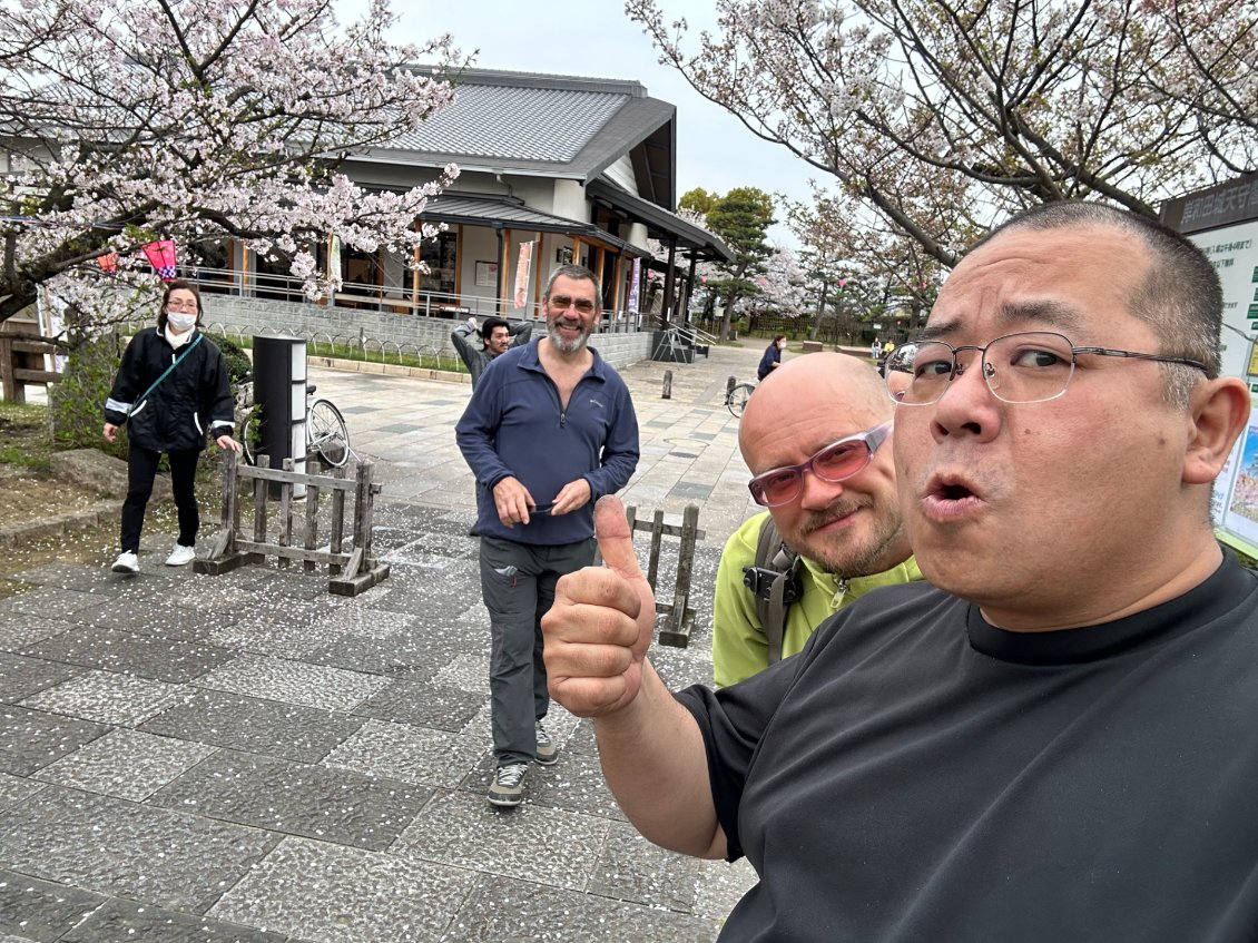 Dans le parc du Kishiwada.