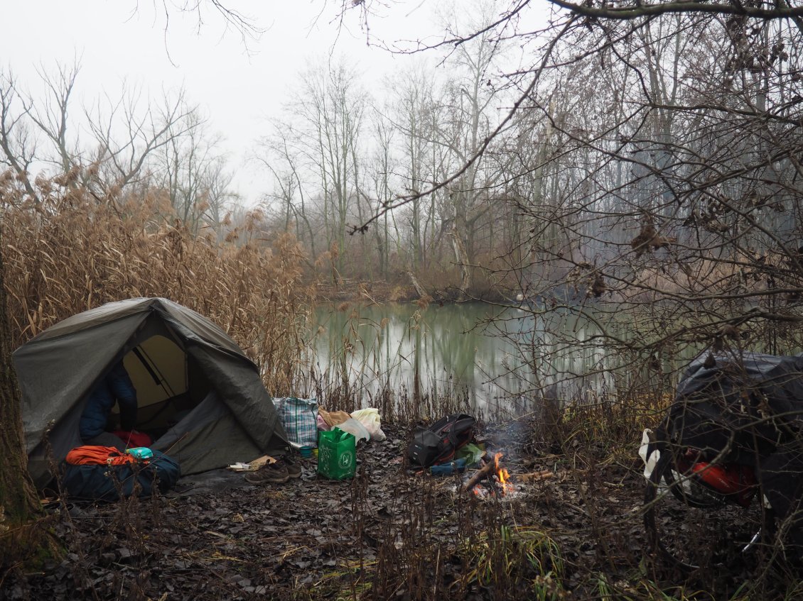 Notre premier bivouac slovaque.