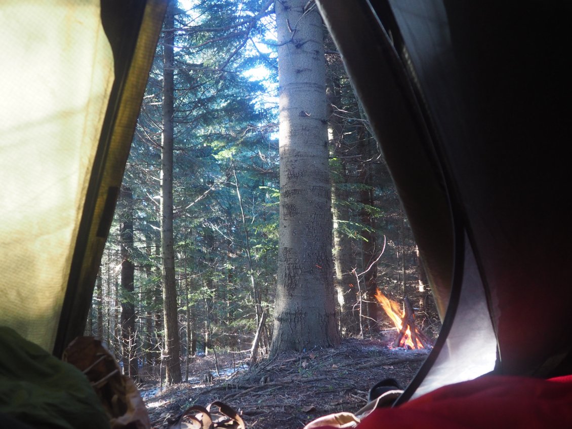 Bivouac de nouvel an.