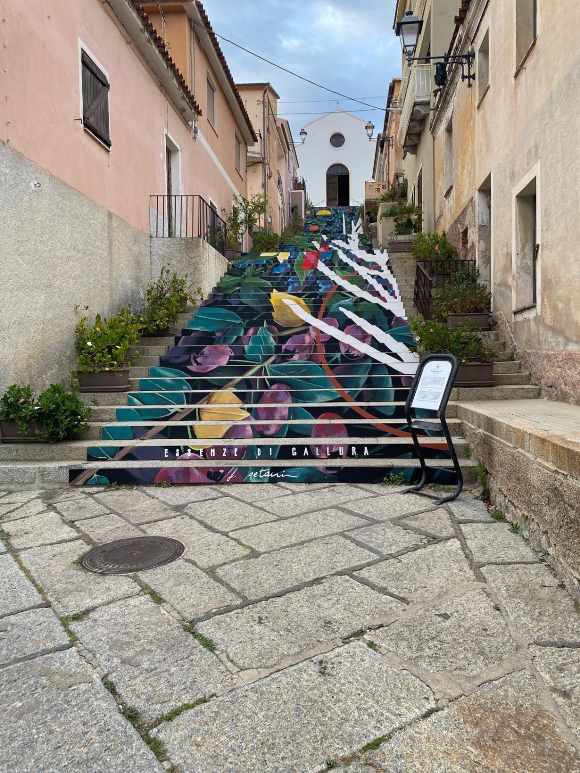 A Arzachena.
(LE tiramisu du séjour nous attendait ici.)