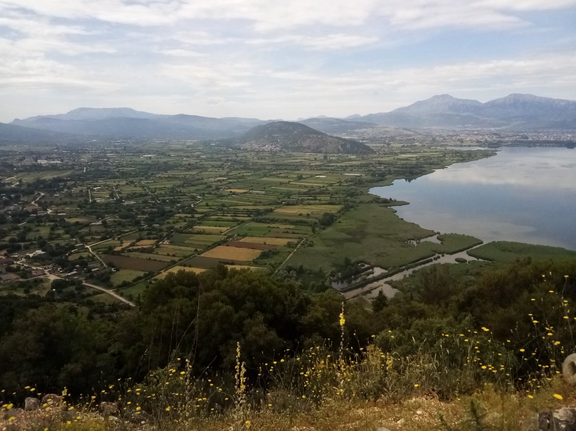 Puis je le quitte, par le côté cultivé.