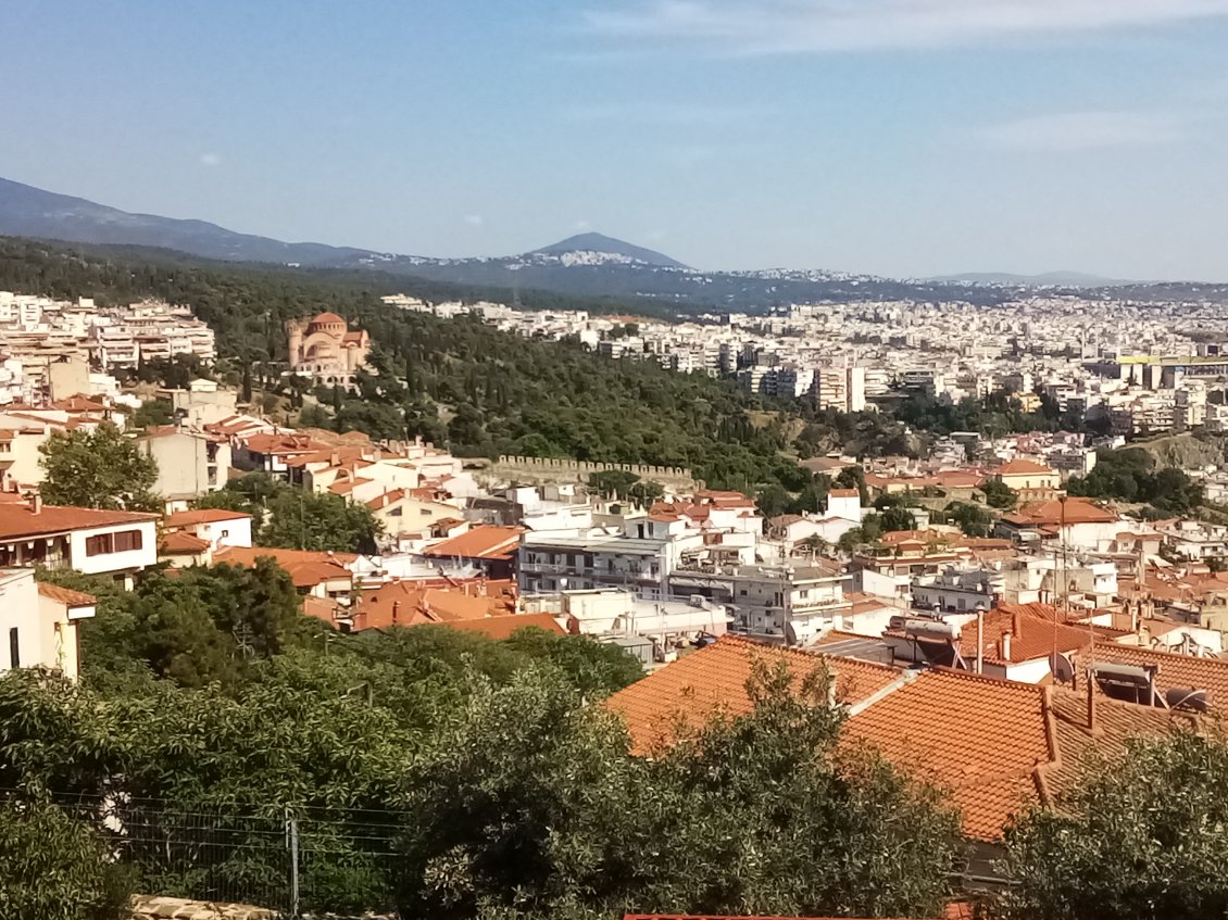 Avec une vue imprenable sur Thessaloniki.