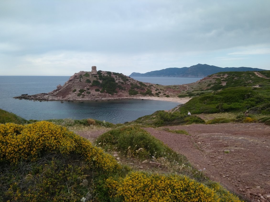 Passage à la plage de Porticciolo