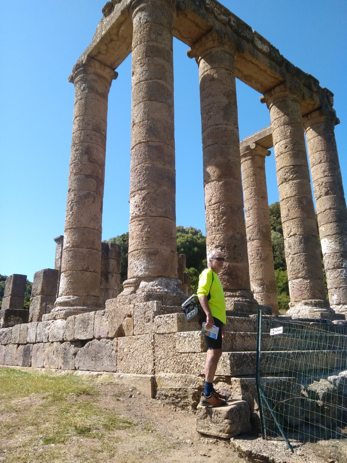 Visite du temple d'Antas