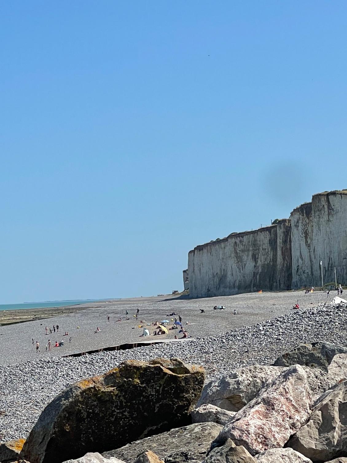 Les falaises de craie de Criel-sur-Mer