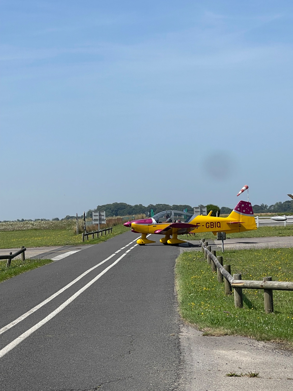 Quand un avion coupe ma piste !