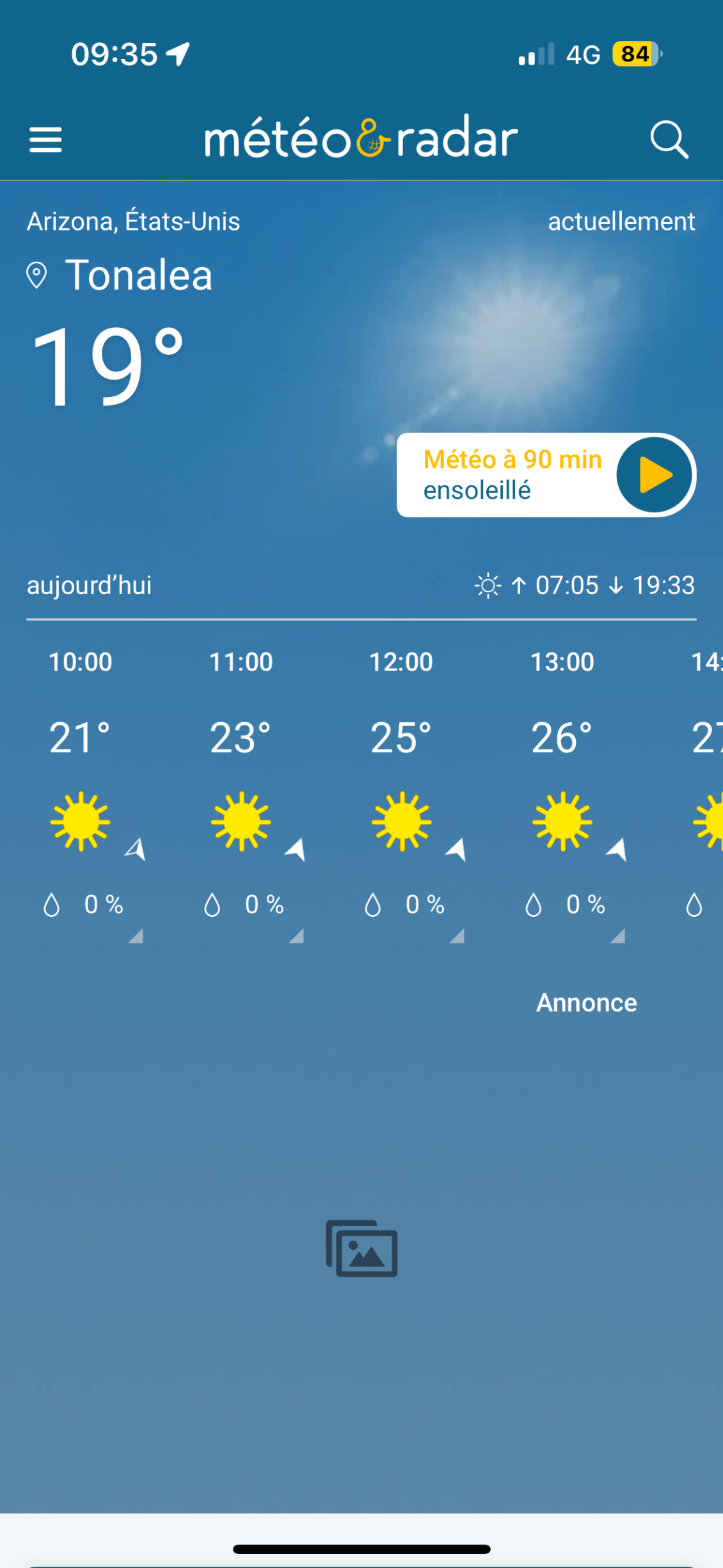 En partant ce matin, plus que -8h de différence avec la France