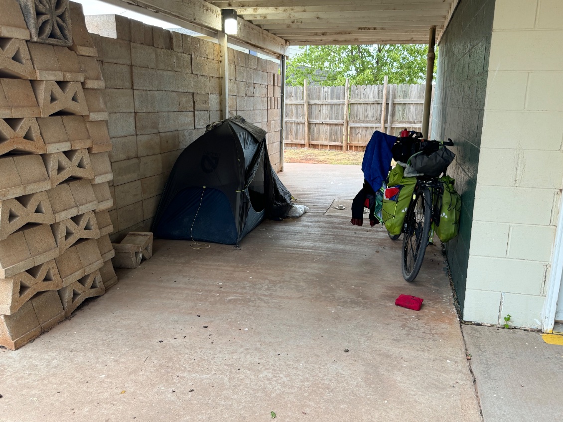 Mon camping dans un vrai camping et à l’abri 👍