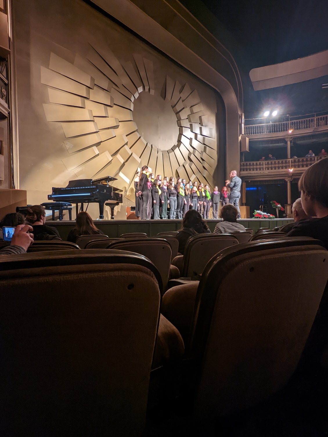 Chants de Noël à l'amphithéâtre