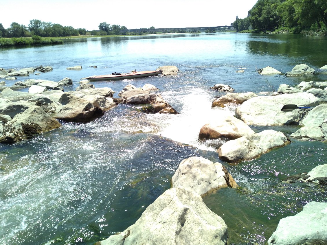 Confluence Ardèche-Rhône