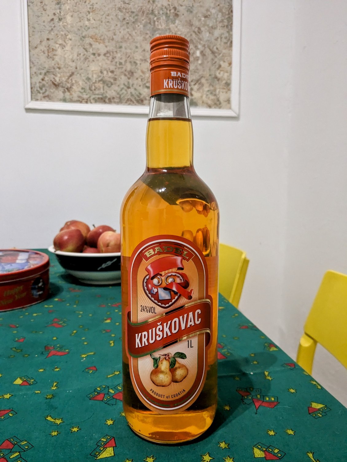 Alcool de poire à boire avec modération !