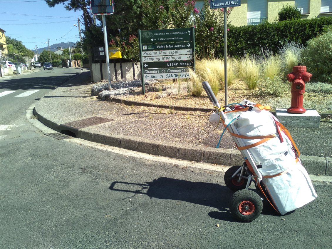 Le chariot transformé en diable
