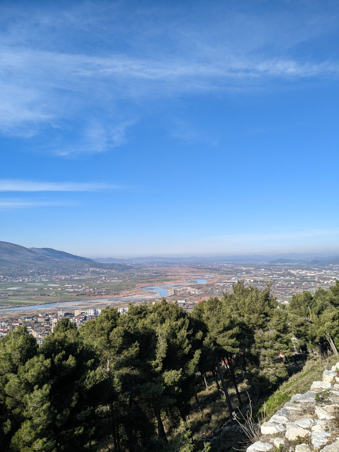 La vallée du district de Berat