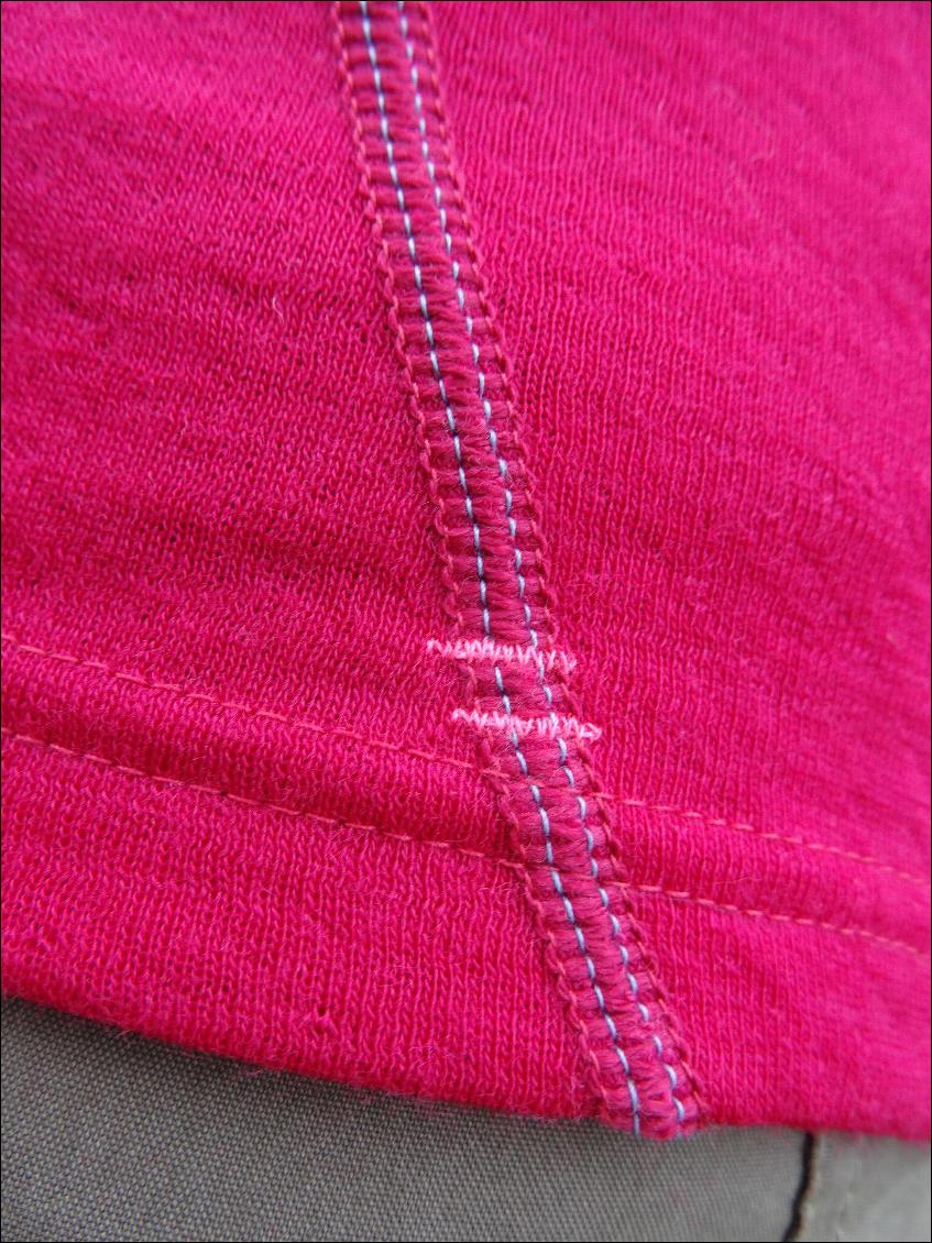 Zoom sur les coutures