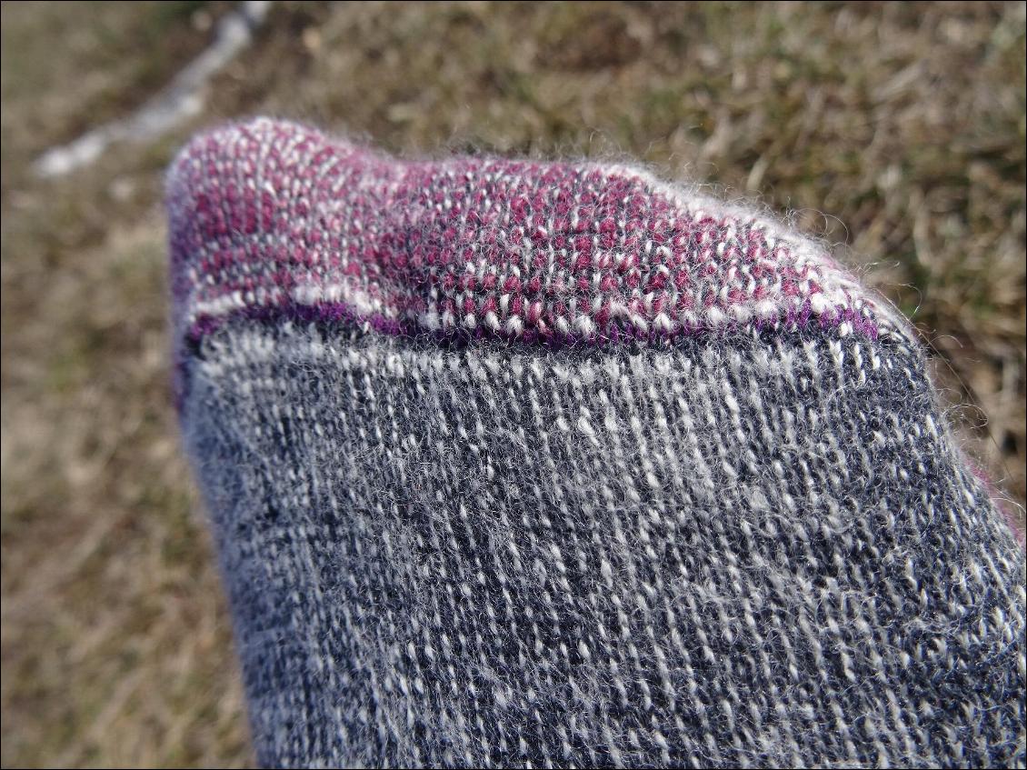 Zoom sur la pointe des pieds (chaussette Femme)