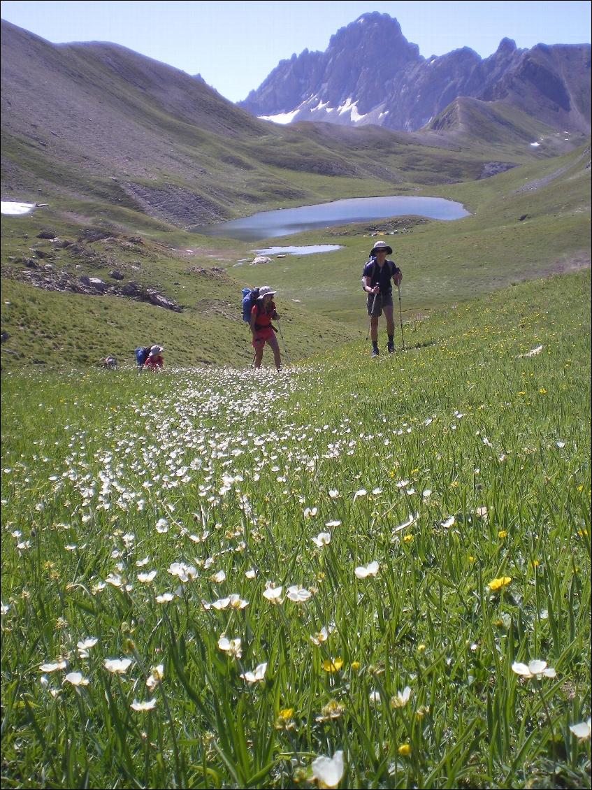 Lac de la Reculaye et Tête de Moïse, haute Ubaye