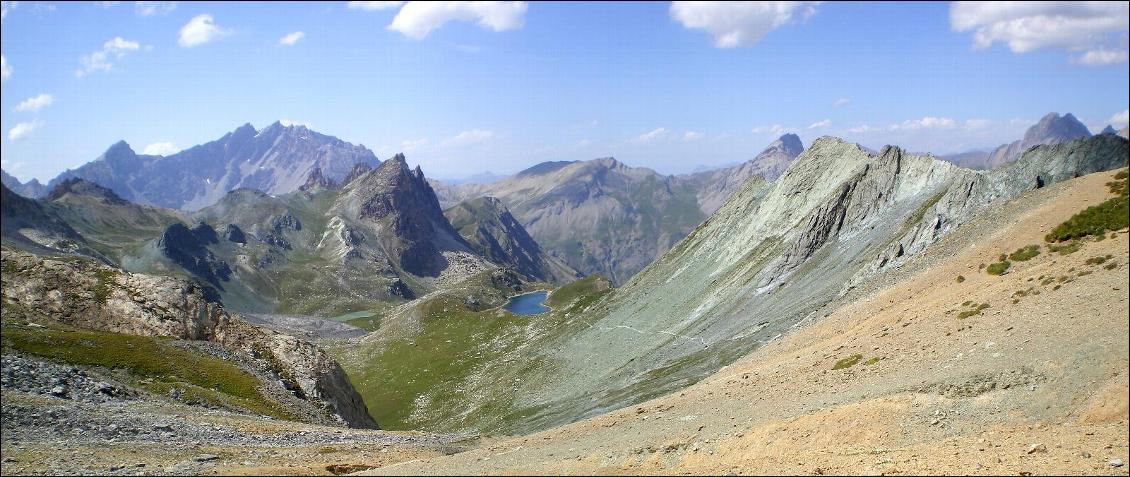 La vue depuis le col de Marinet (2787m), Haute Ubaye